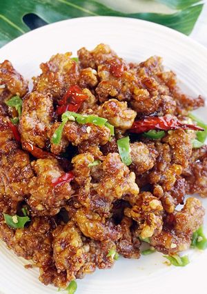 Foto resep 03 Kkan pungi Ayam Kungpao versi Korea