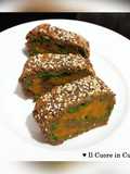 Rollè di lenticchie ripieno di zucca e friarielli