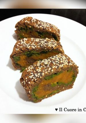 Foto di Rollè di lenticchie ripieno di zucca e friarielli