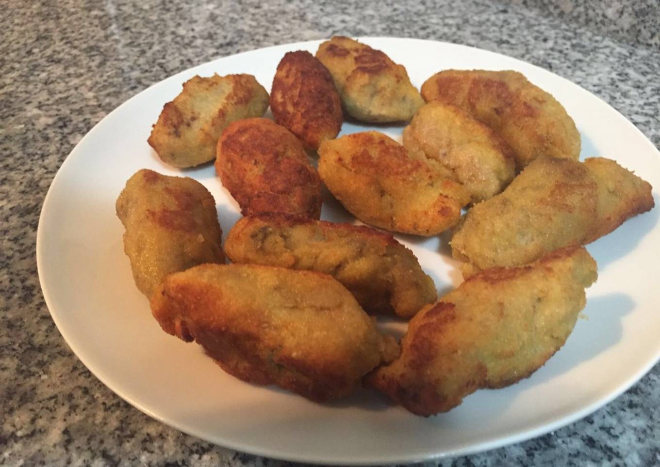 Croquetas de pollo con champiñón