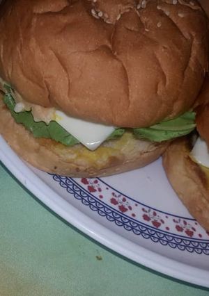A picture of Homemade Burger.