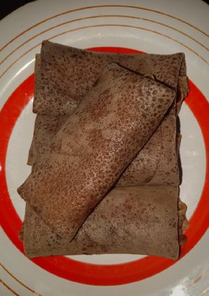 Foto resep Dadar Gulung Coklat Isi Pisang Kepok