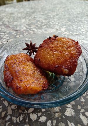Una foto de Torrejas cubanas en almíbar