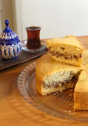 عکسی از دستور کیک سیب
