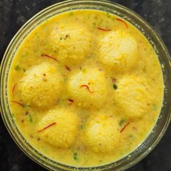 A picture of Instant Rasmalai.