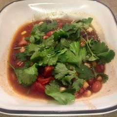 A picture of Chicken Tortilla Soup.