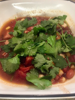 A picture of Chicken Tortilla Soup.