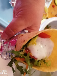 Gyors gyros tortilla lapban recept fotója