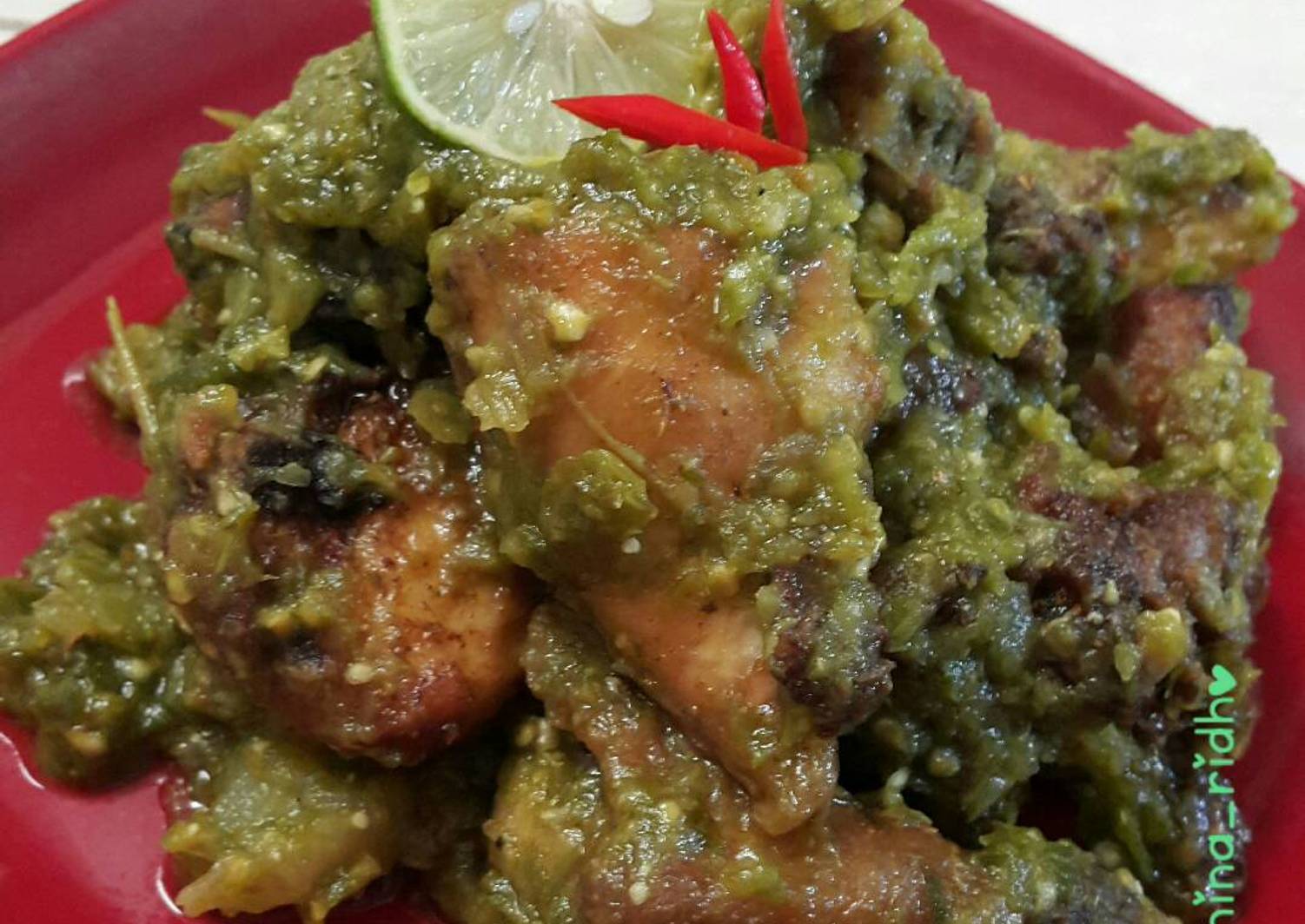 Resep Ayam Goreng cabe Ijo Sedeeep Guriih oleh Dapoer