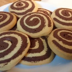 Spiral cookies A picture of Spiral cookies.