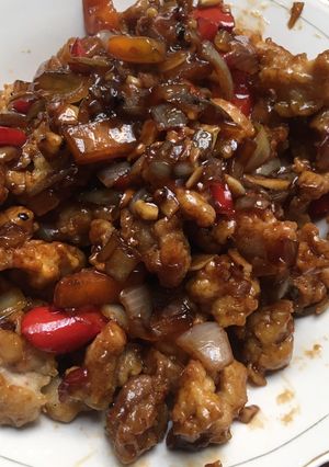 Foto resep Ayam lada hitam pake saori