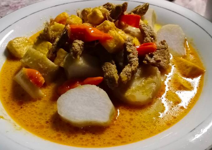 Anti Ribet, Buat Kari daging n tahu Gampang