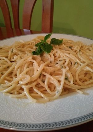 Φωτογραφία της συνταγής Spaghetti με σάλτσα πέστο