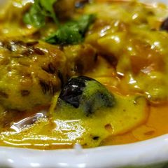 Punjabi dish Pakora karhi A picture of Punjabi dish Pakora karhi.