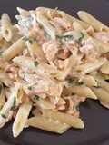 Pasta con salmone