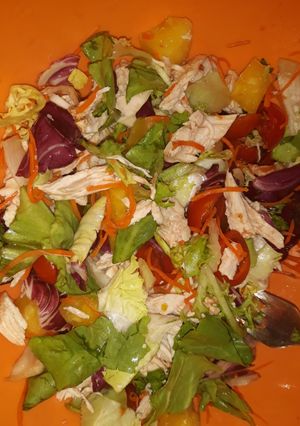Una foto de Ensalada hawaiana