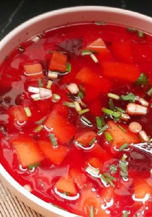 Hình của món Canh súp nấu tôm.