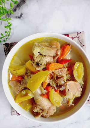 Foto resep Asem-asem Ayam Kampung