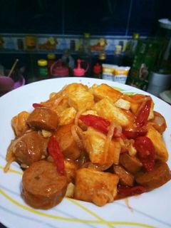 Foto resep Sosis tahu asam manis