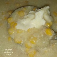 Chicken and Corn Soup A picture of Chicken and Corn Soup.