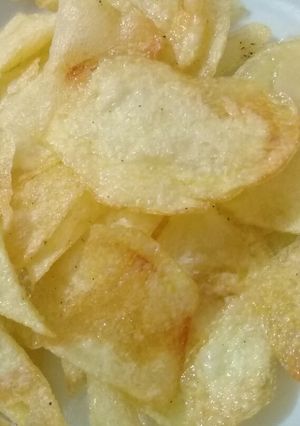 عکسی از دستور چیپس خانگی