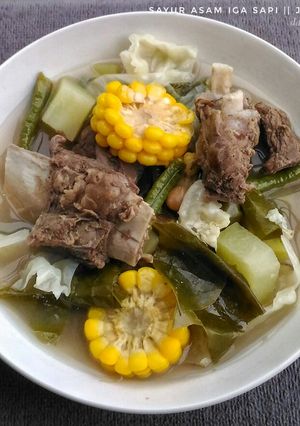 Foto resep Sayur asam iga sapi