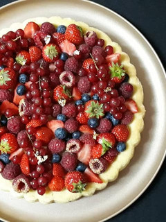 Une photo de Tarte fruits rouge