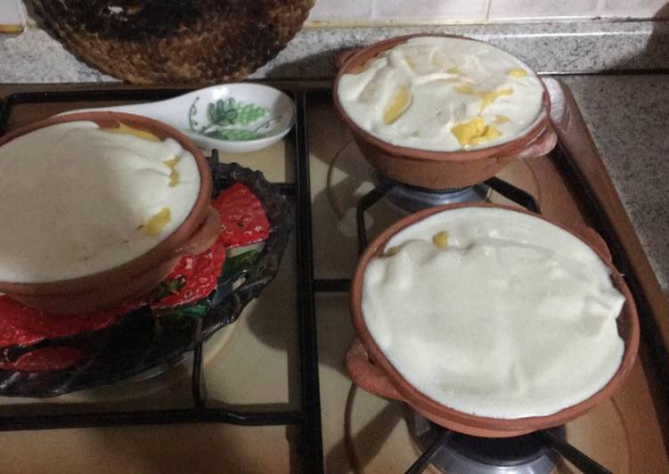 Polenta con fonduta ai formaggi 🧀