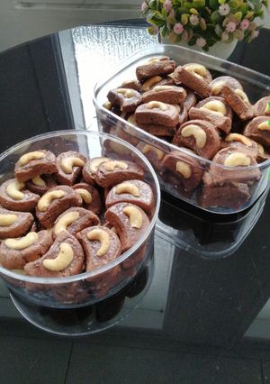 Foto resep Choco Cashew Cookies