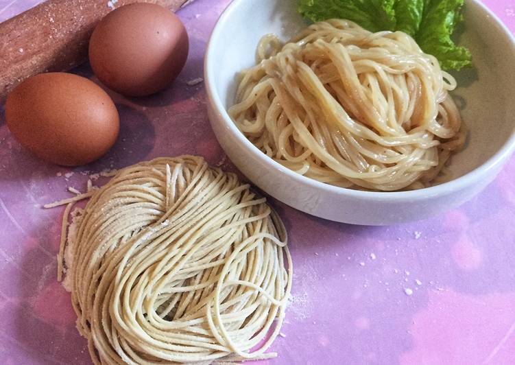 Resep Egg Noodle Homemade, Lezat