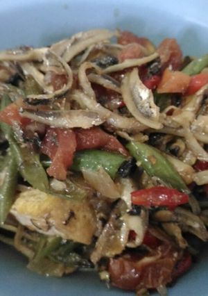 Foto resep Tumis tahu dan teri jengki