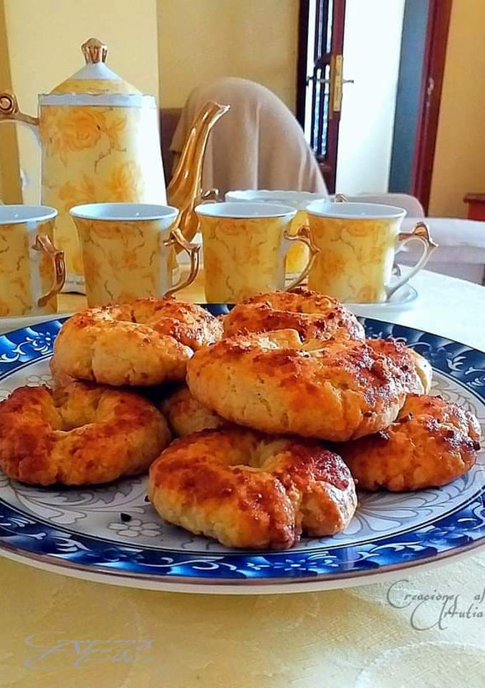 Una foto de Rosquillas de matalahúva y limón con costra de panela