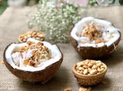 Hình ảnh của kem dừa trái