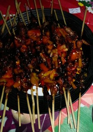Foto resep Sate manis pedas