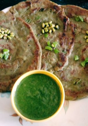 A picture of Healthy tasty delicious green gram(moong) cheela.