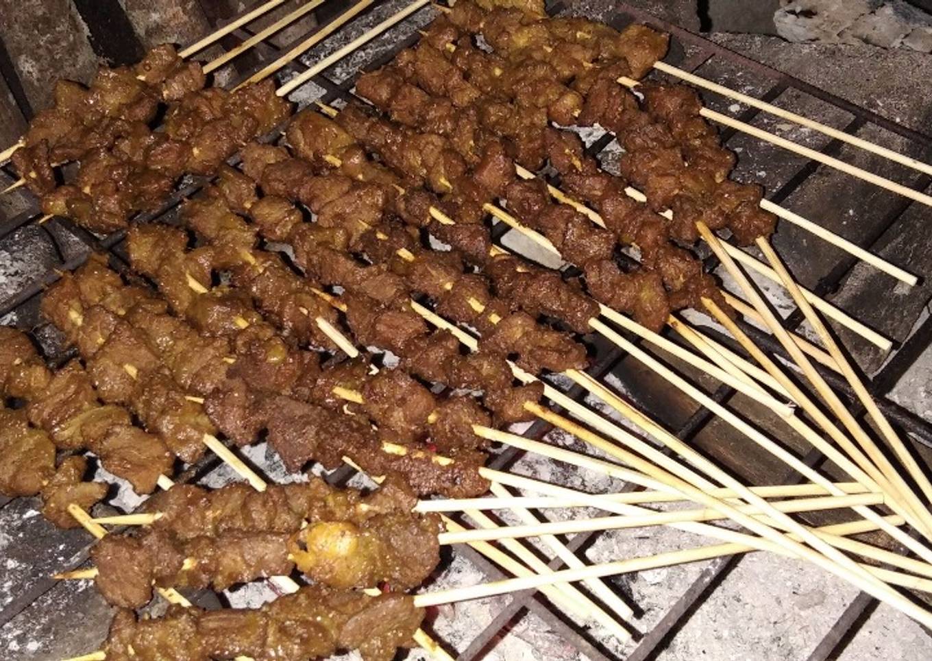 Sate kambing enak