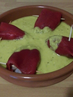 Una foto de Pimientos rellenos