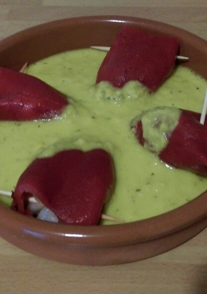 Una foto de Pimientos rellenos