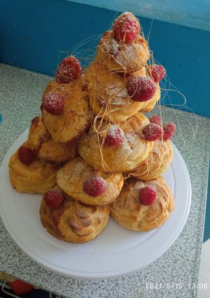 Una foto de Masa choux (Croquembouche) 🍓