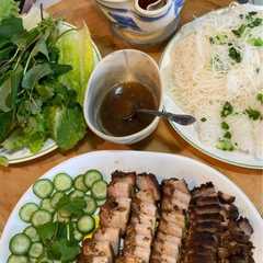 Bánh hỏi thịt nướng-レシピのメイン写真