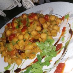 A picture of Indian chole.