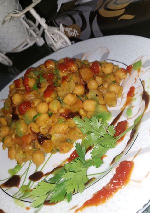 A picture of Indian chole.