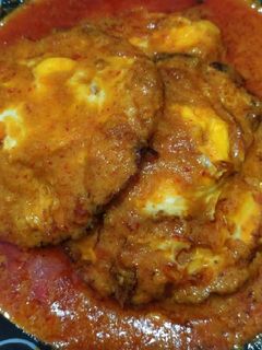 Foto resep Telur ceplok bumbu kuning