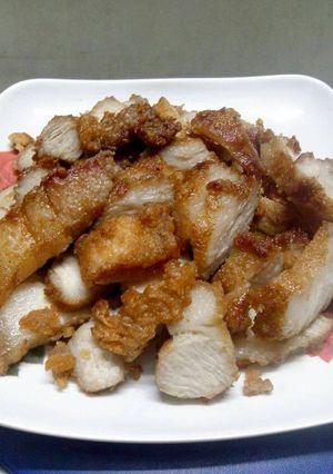 รูปของ หมูสามชั้นทอด