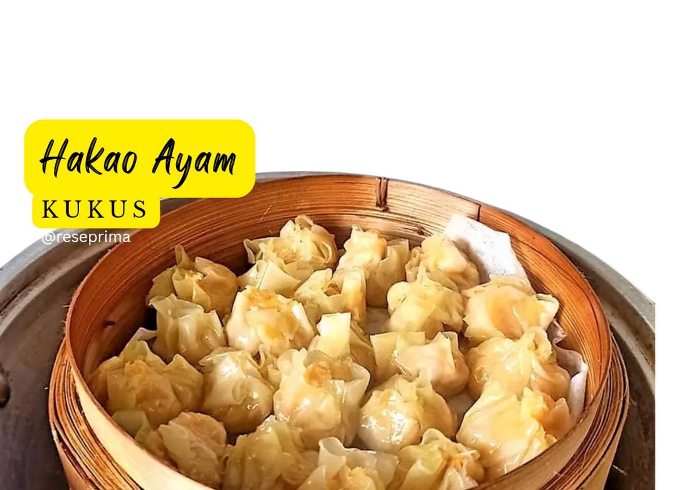 HAKAO AYAM KUKUS (CHICKEN DUMPLING) Halal❤️