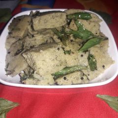 A picture of Spinach dhokla.