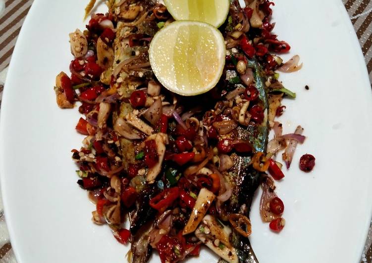 Resep Ikan Salam Panggang (happycall) plus sambal Matah? Anti Gagal