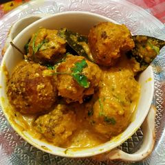 A picture of Papaya kofta.