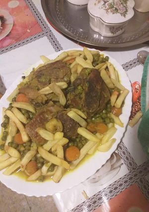 صورة لوصفة طاجين الجلبان ولا اروع