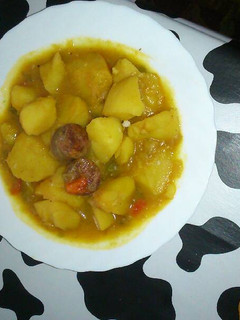 Una foto de Patatas con chorizo